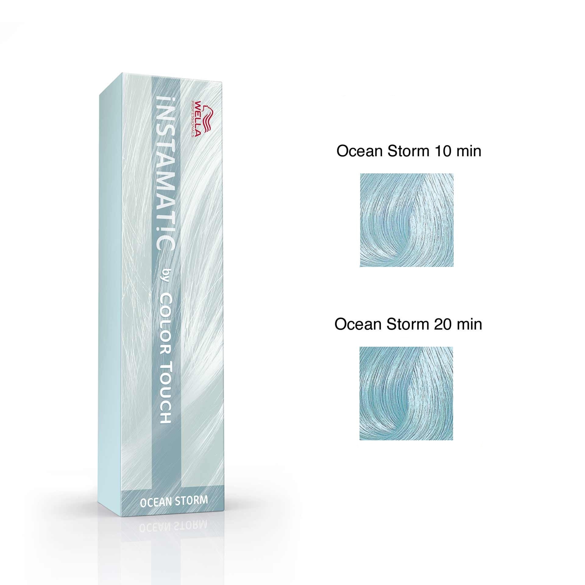 Wella Professionals, Instamatic By Color Touch, Fără amoniac, Vopsea de păr demi-permanentă, Ocean Storm, 60 ml